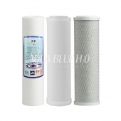 Undersink Untreated Water Filter System with Ceramic -PP- Carbon 3 Stage