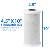 Triple Stage  Big Blue Whole House System  with Replacement Filter Cartridge
