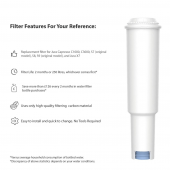 Compatible Coffee Machine Water Filter Replacement for Jura Claris White