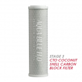 Undersink 3 Stage Water Filter Cartridges Ceramic -PP- Carbon 10