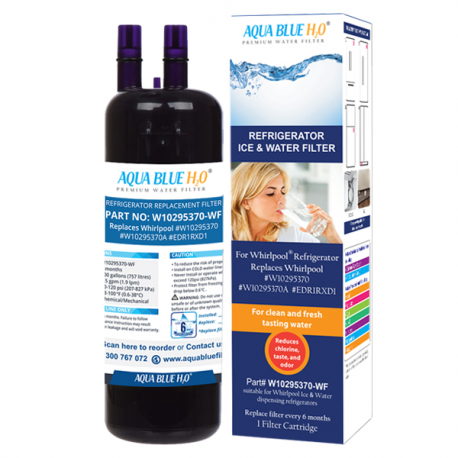 Whirlpool W10295370 FILTER1 Refrigerator Water Filter  BY Aqua Blue H20