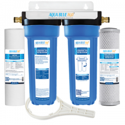 Twin Caravan & RV Water Filter System with Sediment & Carbon Filter