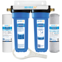 (TEST ITEM)Twin Caravan & RV Water Filter System with Sediment & Carbon Filter