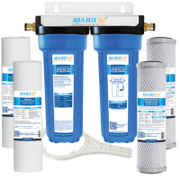 (TEST ITEM)Twin Caravan & RV Water Filter System with Sediment & Carbon Filter