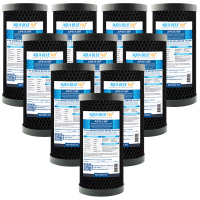 Whole House Water Filter System Carbon Block 10"x4.5" Replacement Filter