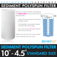 Compatible with Puretec WH2 30 Replacement Water Filter Cartridges PX05MP1 CB10MP110 inch