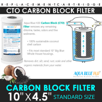 10″ Big Blue Single High Flow Rate Filter Housing Whole System, 10 Micron CTO Carbon Block Filter