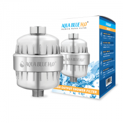 Aqua Blue H2O Universal Shower Filter system with 12 stage cartridge