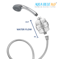 Aqua Blue H2O Universal Shower Filter system with 12 stage cartridge