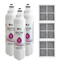 LG Genuine Fridge Filter LT800P + Fridge Air Filter LT120F set