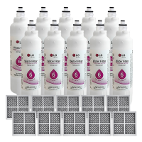 LG Genuine Fridge Filter LT800P + Fridge Air Filter LT120F set