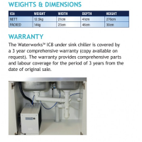 IC8 REMOTE/UNDERSINK CHILLER REMOTE/UNDERSINK CHILLER