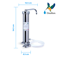 Stainless Steel Countertop Doulton Water Filter System 10"