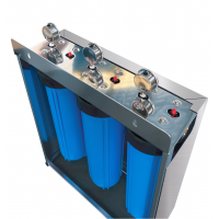 Stainless Steel cover with Whole house water system with RO purification system