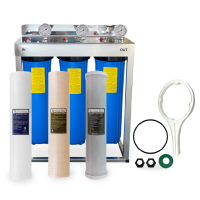 Stainless Steel cover with Whole house water system with RO purification system
