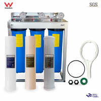 Stainless Steel cover with Whole house water system with RO purification system