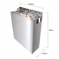 Stainless Steel cover with Whole house water system with RO purification system