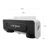 Lab Pua Twin Header Series Sediment with Full Carbon Block with Membrane/ Sediment&Gac/ Carbon Block & Polyphosphate