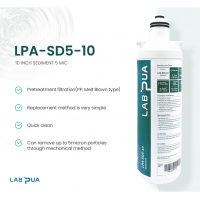Lab Pua Residential Water Filter LPA-SD5-10 SEDIMENT 5 MIC