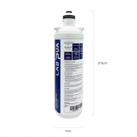 Lab Pua Residential Water Filter LPA-CB1-10 1 MICRON FULL CARBON BLOCK WITH SEDIMENT
