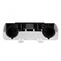 Lab Pua Twin Header Series 5um Carbon Block with 1um Scale Inhibitor 15"L