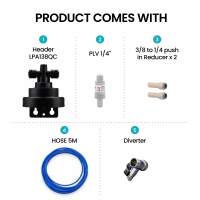 Lab Pua Residential Under Sink Switch Filter Kit 10 Inch series