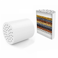 AQUA BLUE H20 HIGH OUTPUT LUXURY 3 STAGE SHOWER FILTER HIGH QUALITY SYSTEM